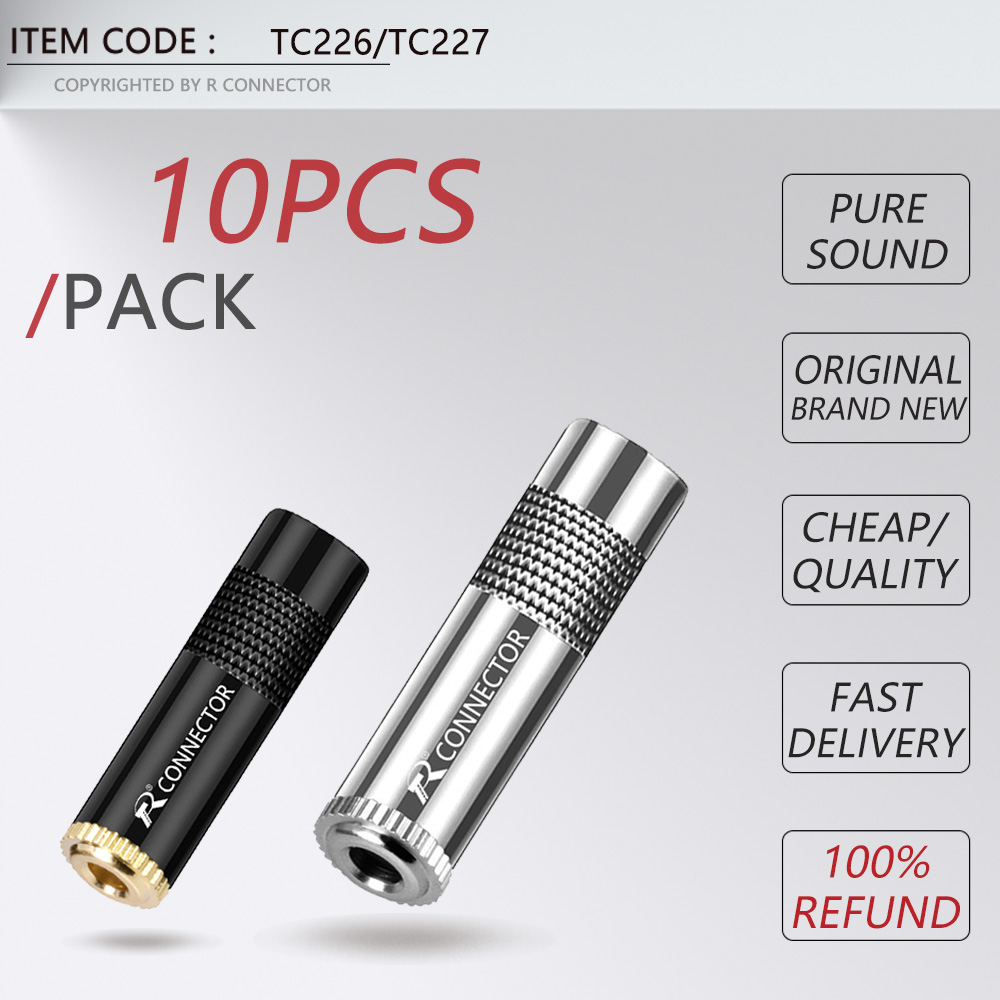 10pcs Audio 3.5mm/6.35mm Jack  - Audiophile Headphone Wired recensie en prijs