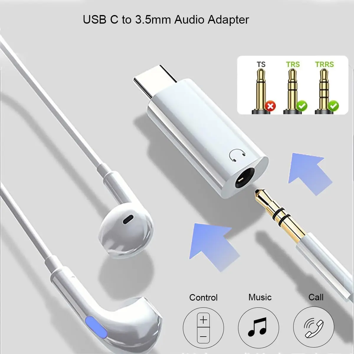 USB C to 3.5mm Earphone Adapte - Usb C Earphone recensie en prijs