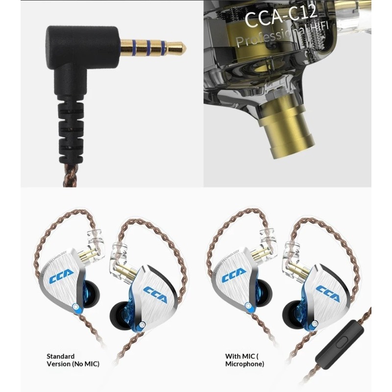 CCA C12 Earphones Hi-Fi Audiop - Audiophile Headphone Wired recensie en prijs