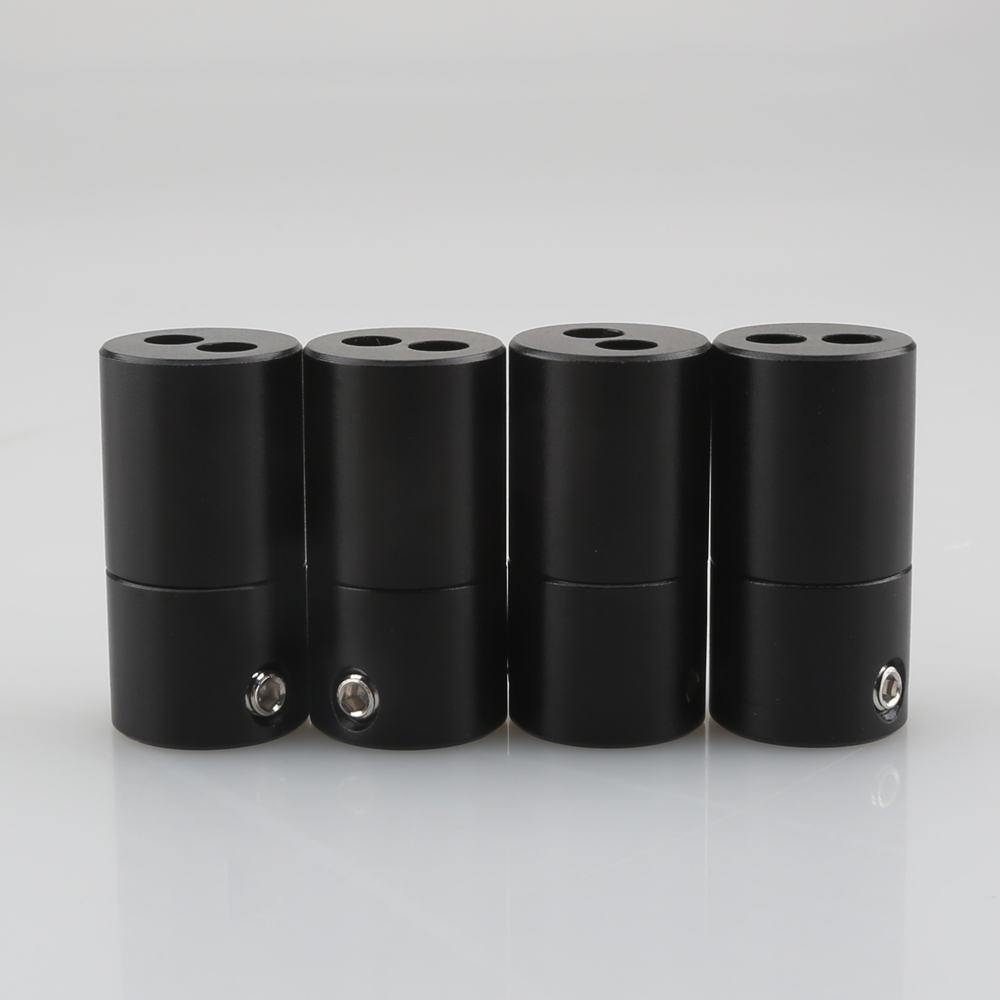 4PCS Aluminum Alloy Hi-Fi Spea - Audio Splitter Y recensie en prijs