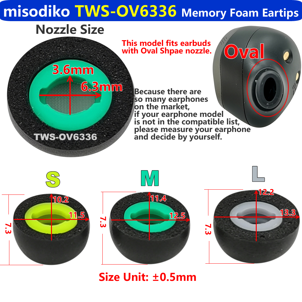 misodiko Upgraded Oval Memory  - Wireless Earbuds Tws recensie en prijs