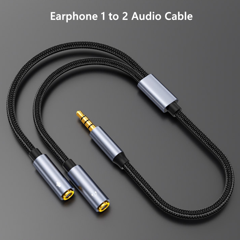 3.5mm Jack Aux Audio Cable Mal - Earphone Splitter Jack recensie en prijs
