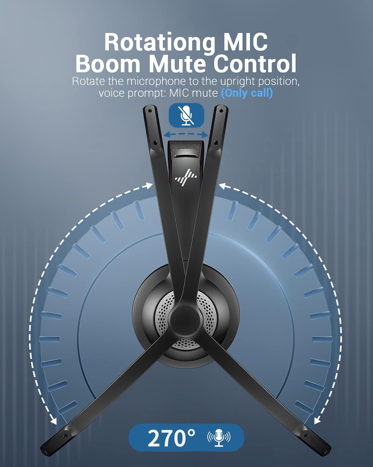 Bluetooth 5.2 Headset with Mic - Bluetooth Headset On Ear recensie en prijs