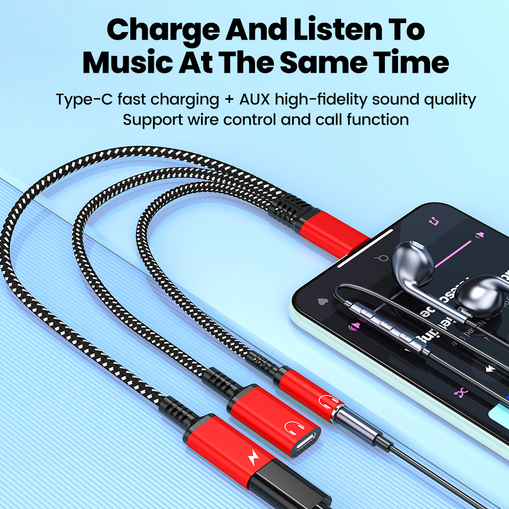 Type C Audio Adapter Cable 3in - Earphone Splitter Jack recensie en prijs