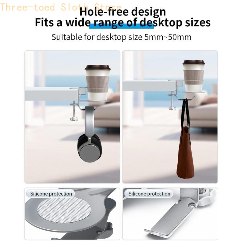 Desk Mount Aluminum Cup Organi - Headphone Stand Desk recensie en prijs