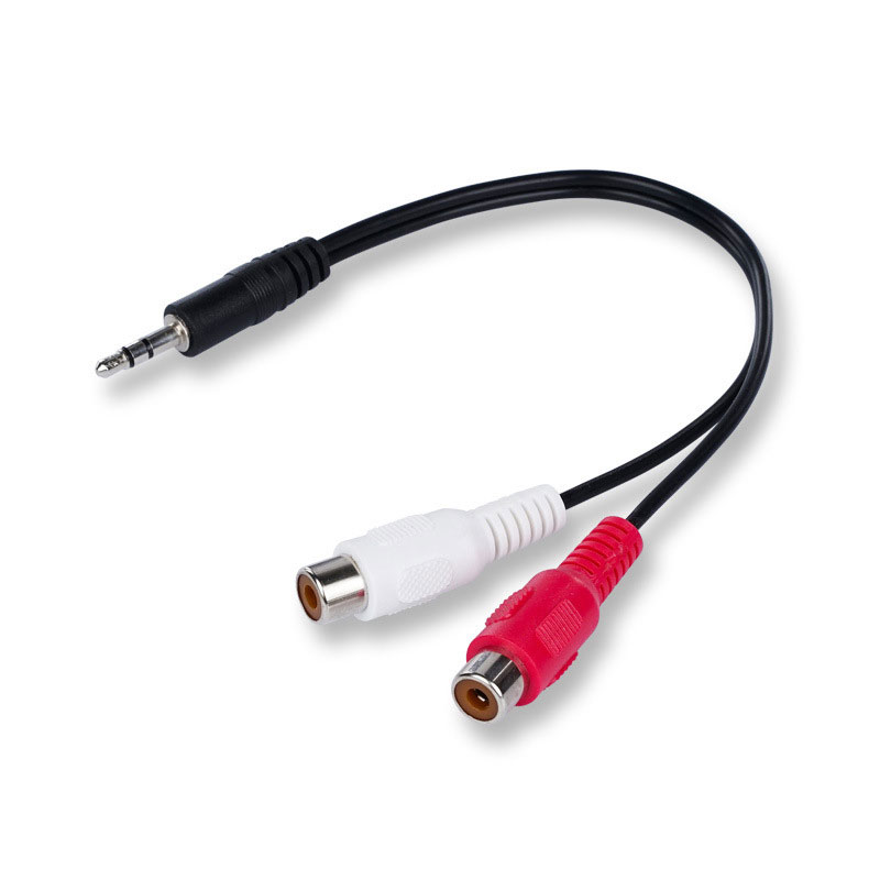 3.5 Jack Male to 2RCA 2AV Fema - Earphone Splitter Jack recensie en prijs