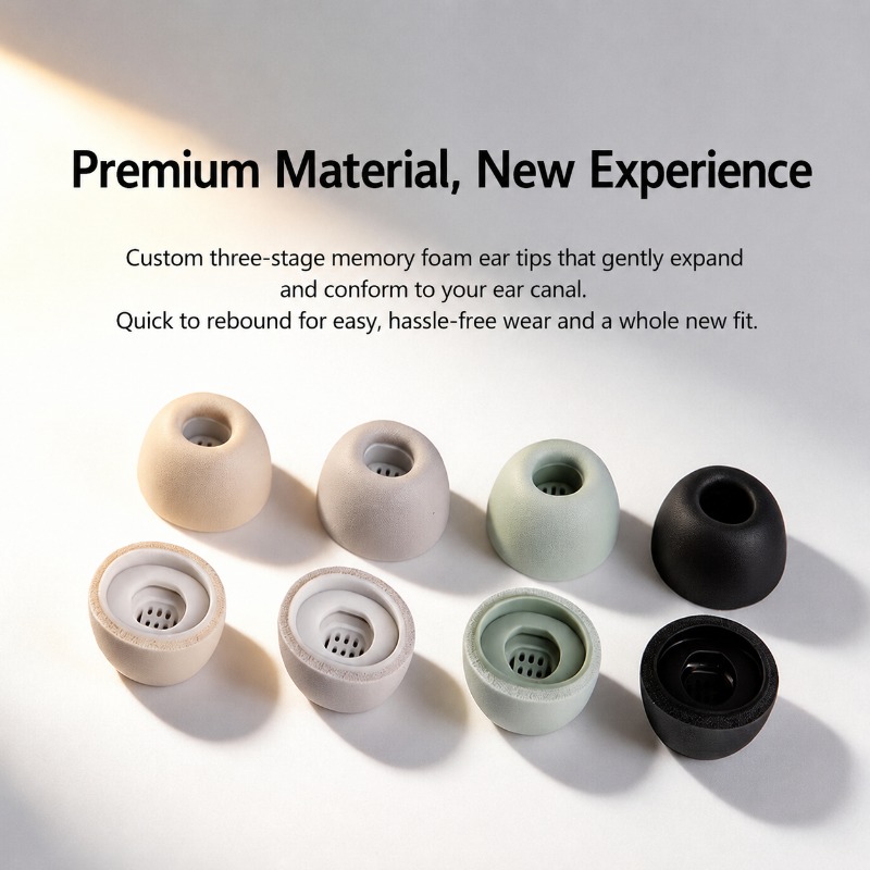 Three-layer Memory Foam Ear Ti - Earphone Foam Tip recensie en prijs
