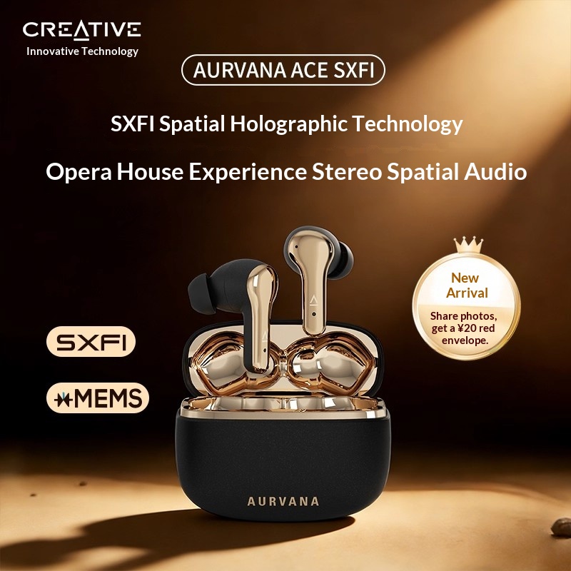 New Creative ACE SXFI TWS Earp - Noise Cancelling Headphone recensie en prijs