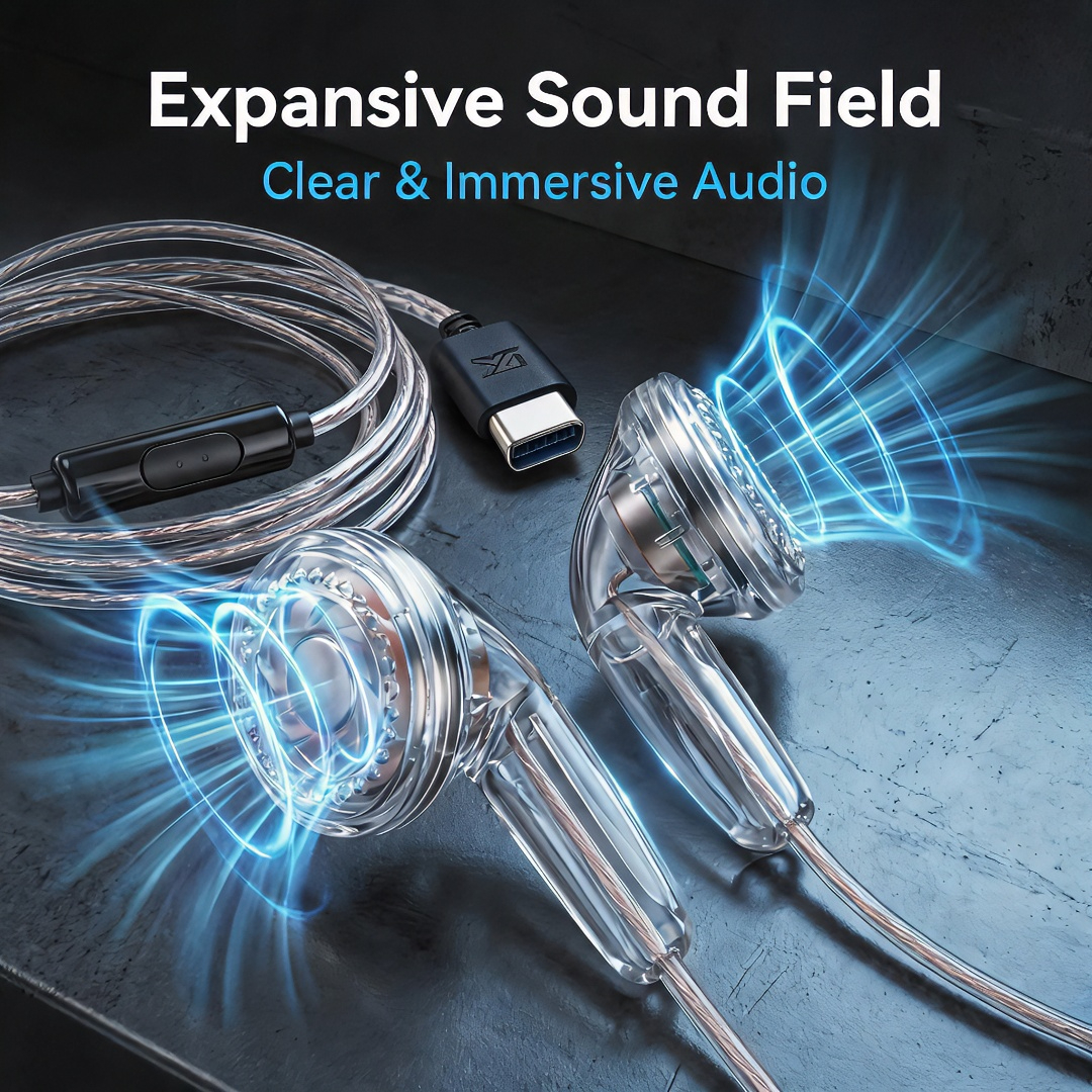 Type-C Wired Earbuds Retro Loo - Wired Earphone Mic recensie en prijs